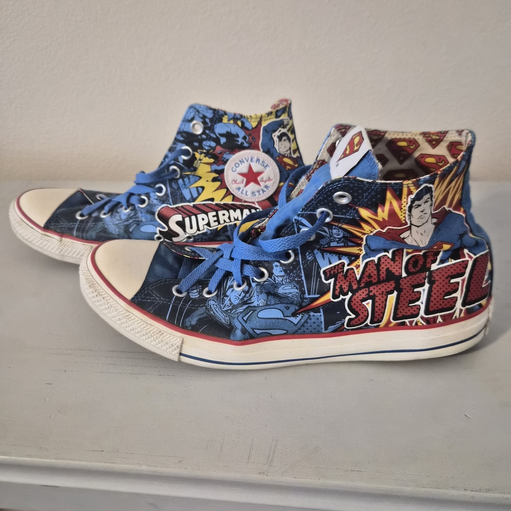 Converse And DC Comics Superman High-Top Sneakers